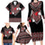 Martenitsa Martisor Day Family Matching Long Sleeve Bodycon Dress and Hawaiian Shirt Traditional Romanian Folk Art