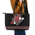 Martenitsa Martisor Day Leather Tote Bag Traditional Romanian Folk Art