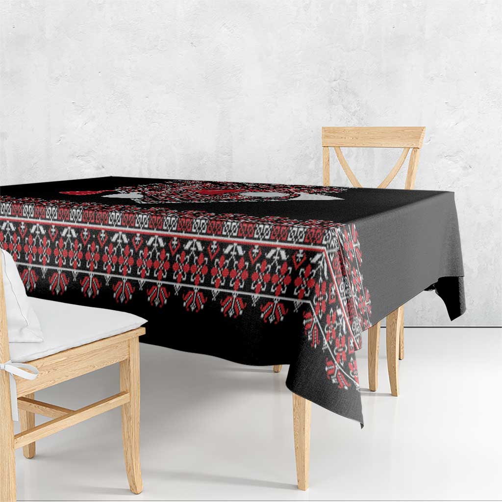 Martenitsa Martisor Day Tablecloth Traditional Romanian Folk Art