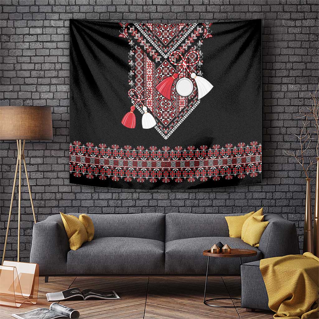 Martenitsa Martisor Day Tapestry Traditional Romanian Folk Art