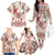 Vintage Martisor Day Martenitsa Family Matching Off The Shoulder Long Sleeve Dress and Hawaiian Shirt Traditional Romanian Embroidery No1