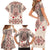 Vintage Martisor Day Martenitsa Family Matching Short Sleeve Bodycon Dress and Hawaiian Shirt Traditional Romanian Embroidery No1