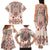 Vintage Martisor Day Martenitsa Family Matching Tank Maxi Dress and Hawaiian Shirt Traditional Romanian Embroidery No1