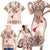 Vintage Martisor Day Martenitsa Family Matching Short Sleeve Bodycon Dress and Hawaiian Shirt Traditional Romanian Embroidery No2