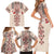 Vintage Martisor Day Martenitsa Family Matching Short Sleeve Bodycon Dress and Hawaiian Shirt Traditional Romanian Embroidery No2