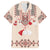 Vintage Martisor Day Martenitsa Family Matching Short Sleeve Bodycon Dress and Hawaiian Shirt Traditional Romanian Embroidery No2