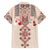 Vintage Martisor Day Martenitsa Family Matching Short Sleeve Bodycon Dress and Hawaiian Shirt Traditional Romanian Embroidery No2