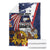 USA-American Samoa Flag Day Personalized Blanket Bald Eagle Polynesian Tribal Pattern