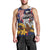 USA-American Samoa Flag Day Personalized Men Tank Top Bald Eagle Polynesian Tribal Pattern