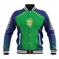 Custom Brazil Victory Dream Baseball Jacket Rumo Ao Hexa