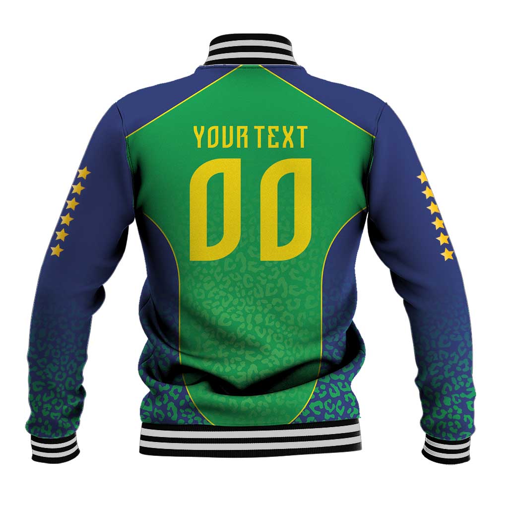 Custom Brazil Victory Dream Baseball Jacket Rumo Ao Hexa