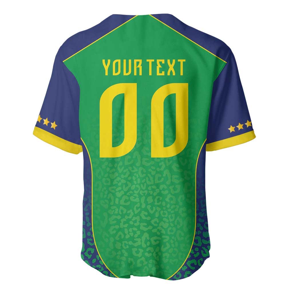 Custom Brazil Victory Dream Baseball Jersey Rumo Ao Hexa