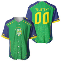 Custom Brazil Victory Dream Baseball Jersey Rumo Ao Hexa