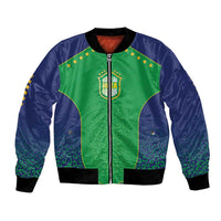 Custom Brazil Victory Dream Bomber Jacket Rumo Ao Hexa
