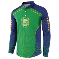 Custom Brazil Victory Dream Button Sweatshirt Rumo Ao Hexa