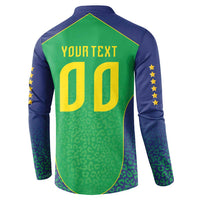 Custom Brazil Victory Dream Button Sweatshirt Rumo Ao Hexa