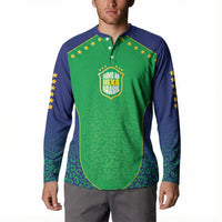 Custom Brazil Victory Dream Button Sweatshirt Rumo Ao Hexa