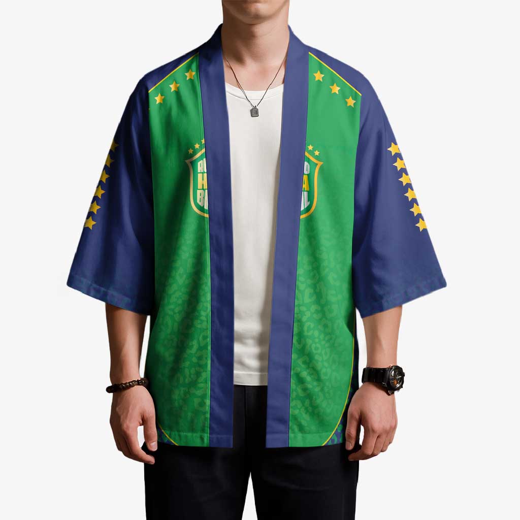 Custom Brazil Victory Dream Kimono Rumo Ao Hexa