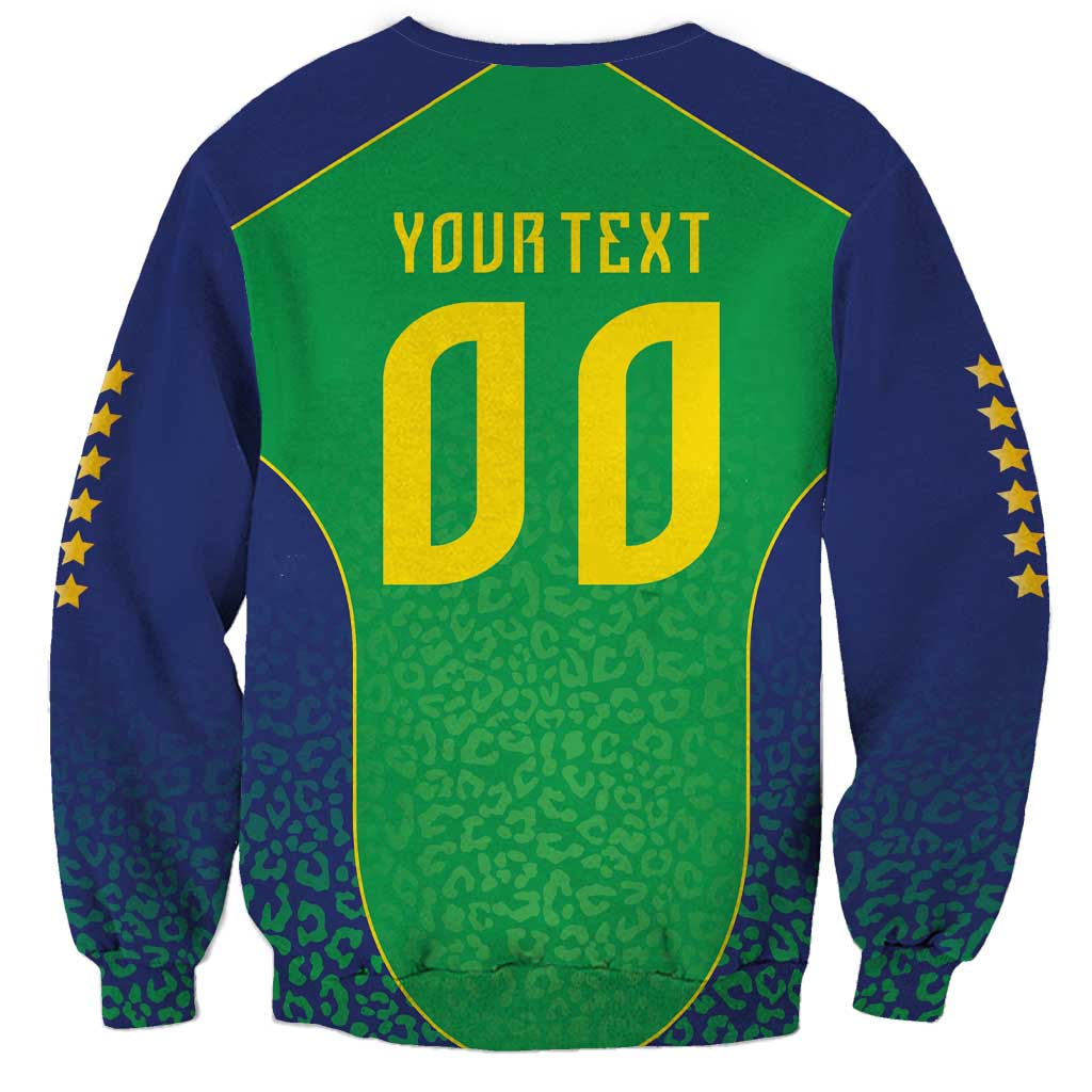 Custom Brazil Victory Dream Sweatshirt Rumo Ao Hexa
