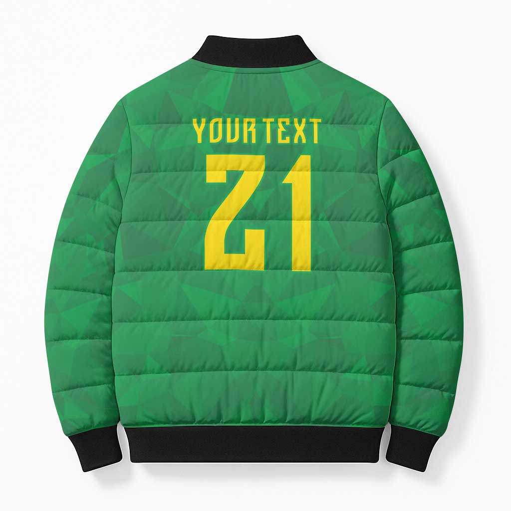 Custom Brazil WC26 Bomber Puffer Jacket Future Brasil Rumo Ao Hexa