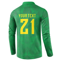 Custom Brazil WC26 Button Sweatshirt Future Brasil Rumo Ao Hexa