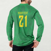 Custom Brazil WC26 Button Sweatshirt Future Brasil Rumo Ao Hexa