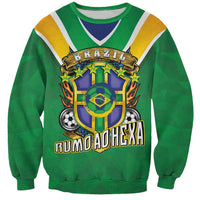 Custom Brazil WC26 Sweatshirt Future Brasil Rumo Ao Hexa