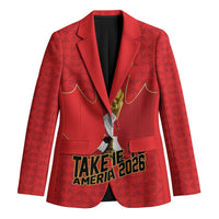 Custom Canada Football Pride Blazer Take Me To America Maple Leaf