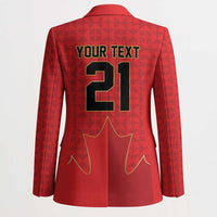 Custom Canada Football Pride Blazer Take Me To America Maple Leaf