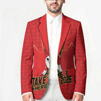 Custom Canada Football Pride Blazer Take Me To America Maple Leaf