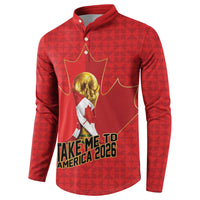 Custom Canada Football Pride Button Sweatshirt Take Me To America Maple Leaf