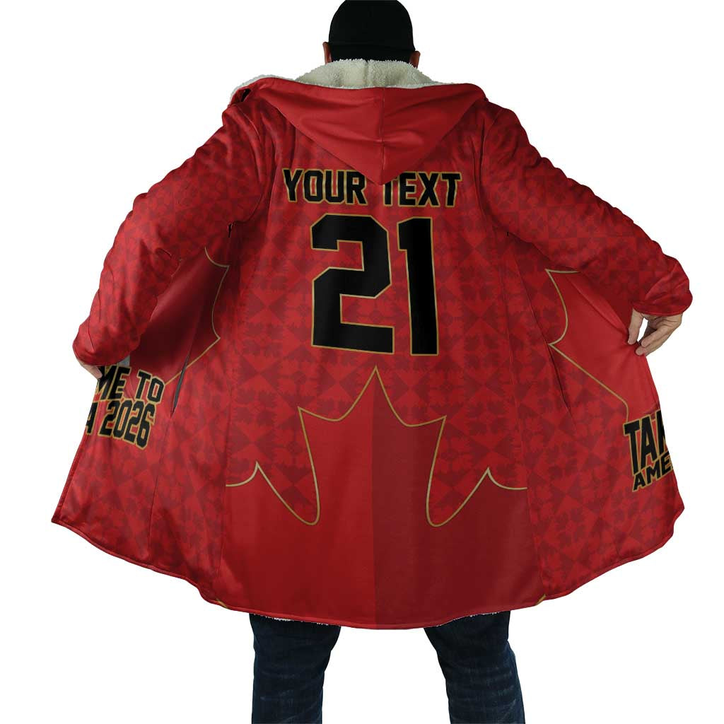 Custom Canada Football Pride Cloak Take Me To America Maple Leaf