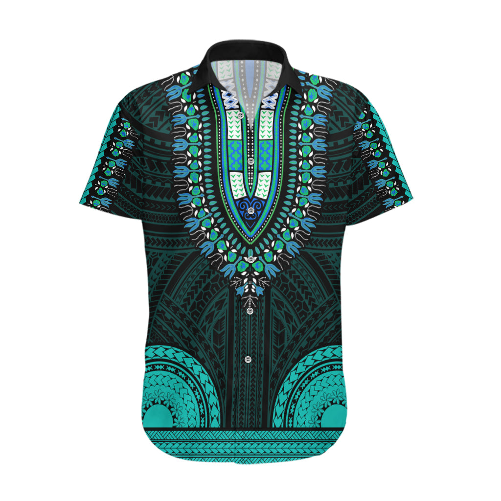 african-dashiki-hawaiian-shirt-with-polynesian-pattern-teal