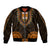 African Dashiki Bomber Jacket With Polynesian Pattern - Gold LT9 - Wonder Print Shop