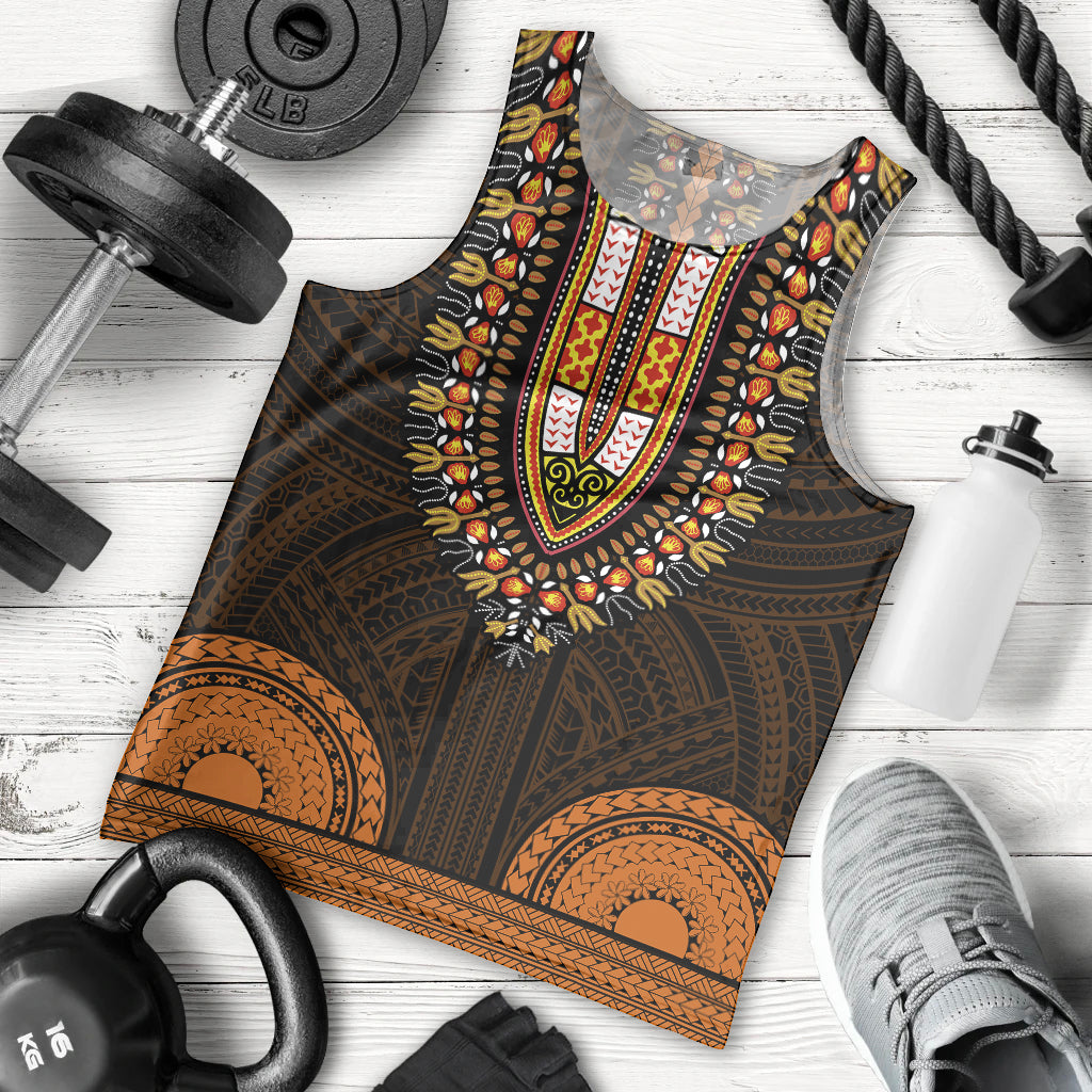 african-dashiki-men-tank-top-with-polynesian-pattern-gold