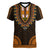 african-dashiki-women-v-neck-t-shirt-with-polynesian-pattern-gold