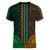 african-dashiki-women-v-neck-t-shirt-with-polynesian-pattern-half-green-and-gold