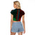 african-dashiki-raglan-cropped-t-shirt-with-polynesian-pattern-half-green-and-red