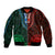 african-dashiki-sleeve-zip-bomber-jacket-with-polynesian-pattern-half-green-and-red