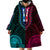 african-dashiki-wearable-blanket-hoodie-with-polynesian-pattern-half-teal-and-pink