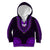 African Dashiki Kid Hoodie With Polynesian Pattern - Purple - Wonder Print Shop