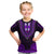 African Dashiki Kid T Shirt With Polynesian Pattern - Purple - Wonder Print Shop