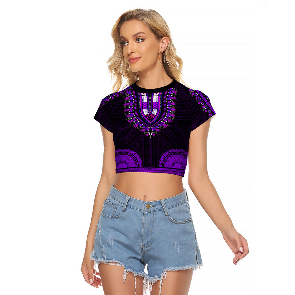 african-dashiki-raglan-cropped-t-shirt-with-polynesian-pattern-purple