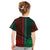 African Dashiki Kid T Shirt With Tapa Pattern - Half Green and Red - Wonder Print Shop