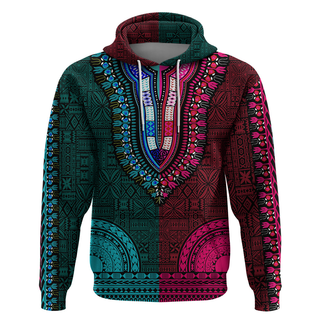 african-dashiki-hoodie-with-tapa-pattern-half-teal-and-pink