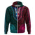 african-dashiki-hoodie-with-tapa-pattern-half-teal-and-pink