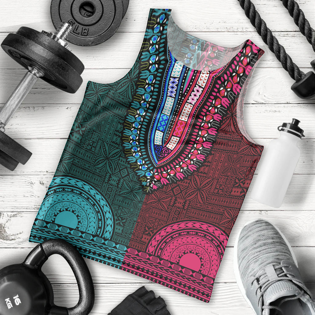 african-dashiki-men-tank-top-with-tapa-pattern-half-teal-and-pink