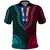 african-dashiki-polo-shirt-with-tapa-pattern-half-teal-and-pink