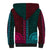 african-dashiki-sherpa-hoodie-with-tapa-pattern-half-teal-and-pink