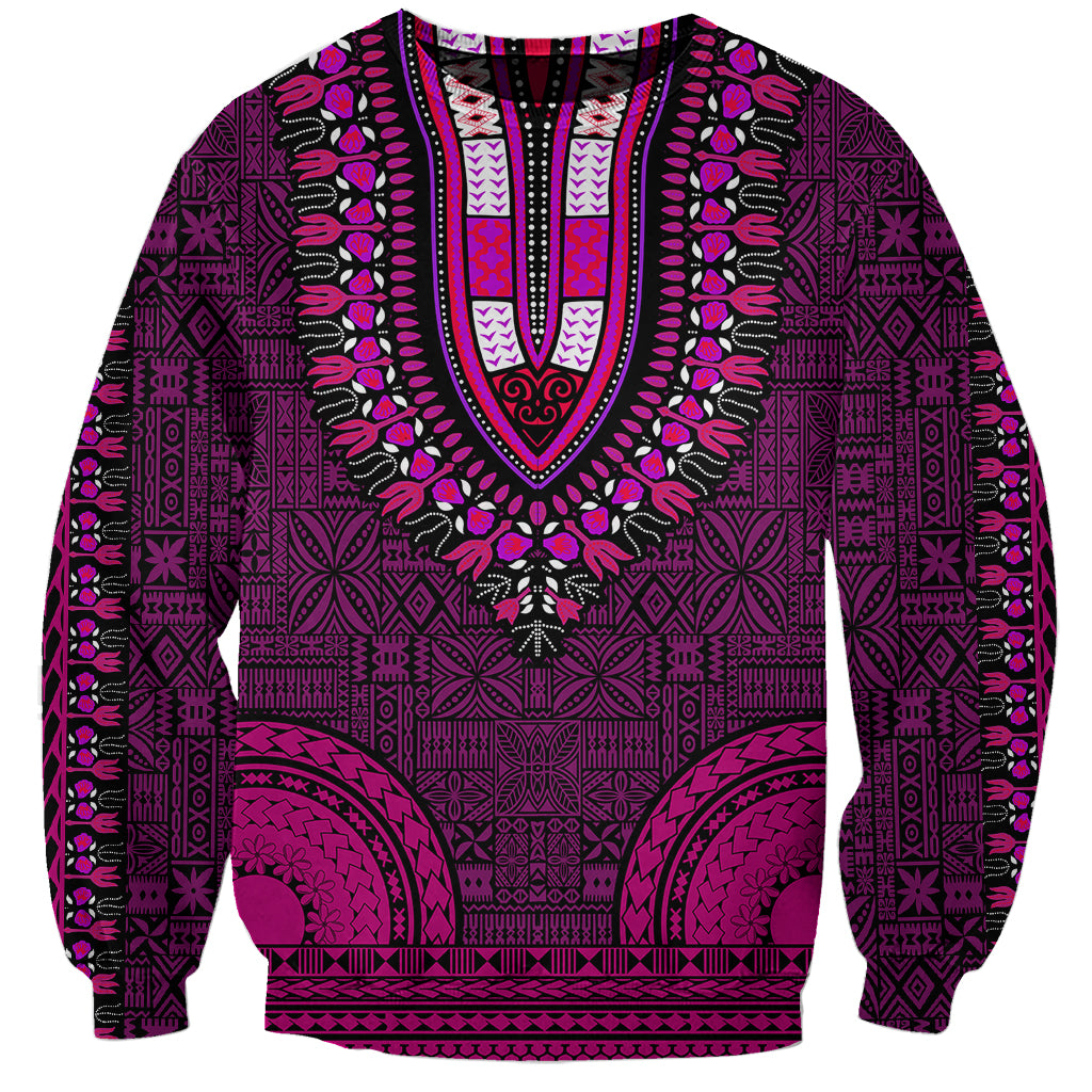 african-dashiki-sweatshirt-with-tapa-pattern-pink